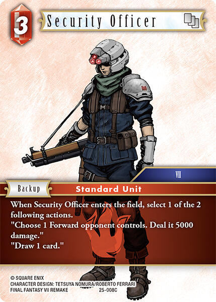 Security Officer 25-008C (Tears of the Planet)  - Foil