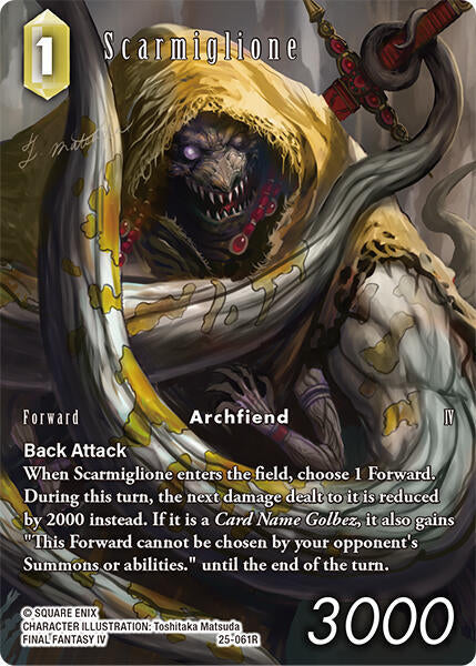 Scarmiglione Full Art 25-061R (Tears of the Planet)  - Foil