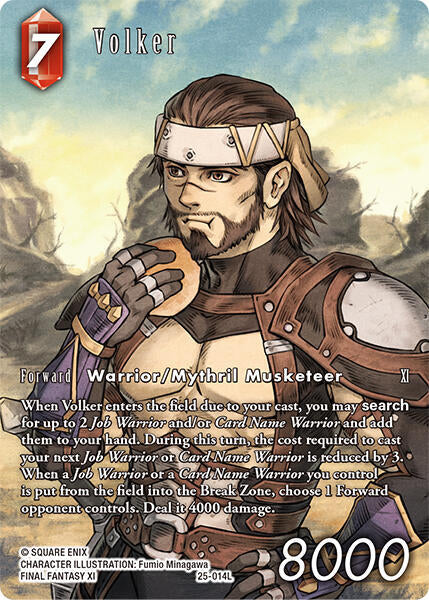 Volker Full Art 25-014L (Tears of the Planet)  - Foil