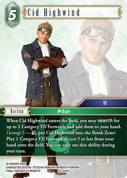 Cid Highwind 25-043H (Tears of the Planet) 