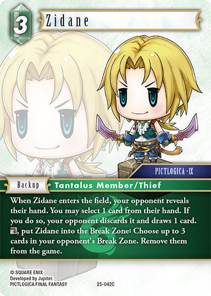 Zidane 25-042C (Tears of the Planet)  - Foil