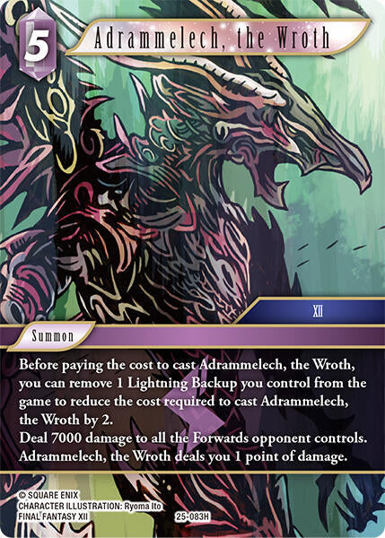 Adrammelech the Wroth 25-083H (Tears of the Planet) 