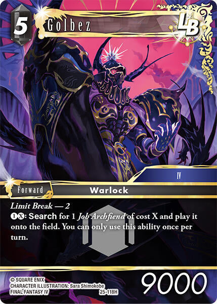 Golbez 25-118H (Tears of the Planet) 