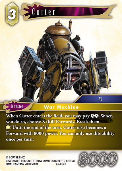 Cutter 25-057R (Tears of the Planet)  - Foil