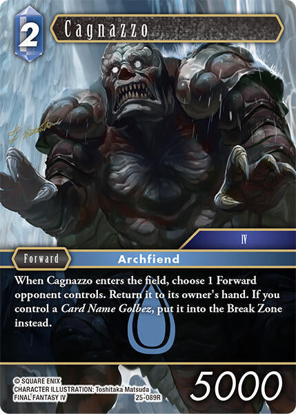 Cagnazzo 25-089R (Tears of the Planet)  - Foil