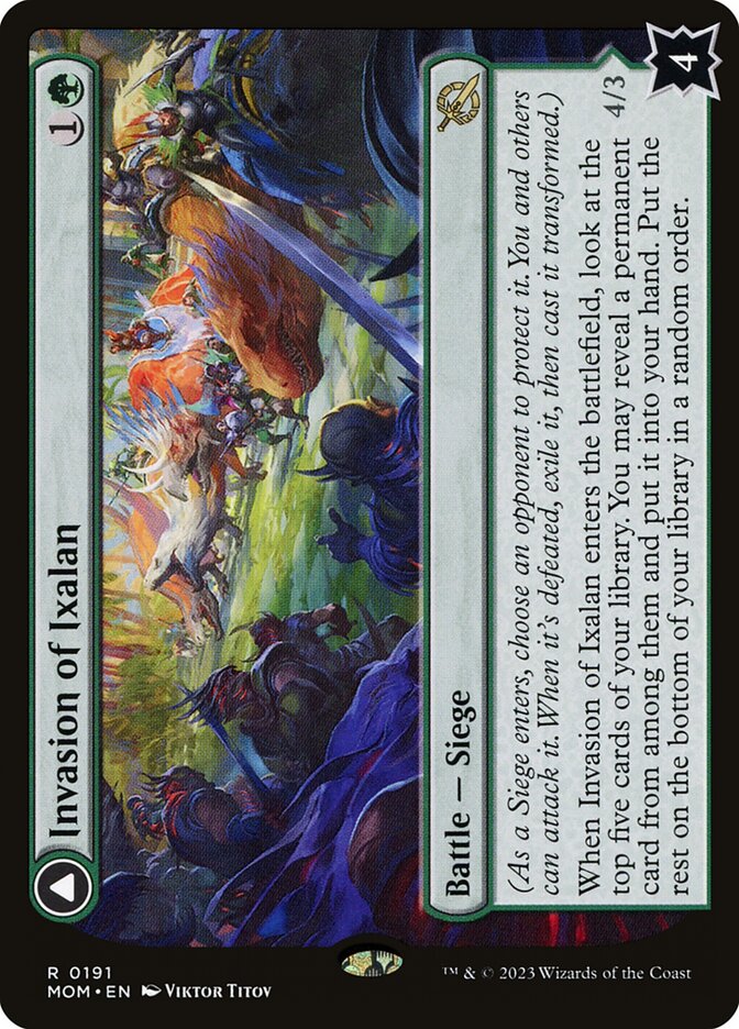 Invasion of Ixalan // Belligerent Regisaur 191 (March of the Machine) 