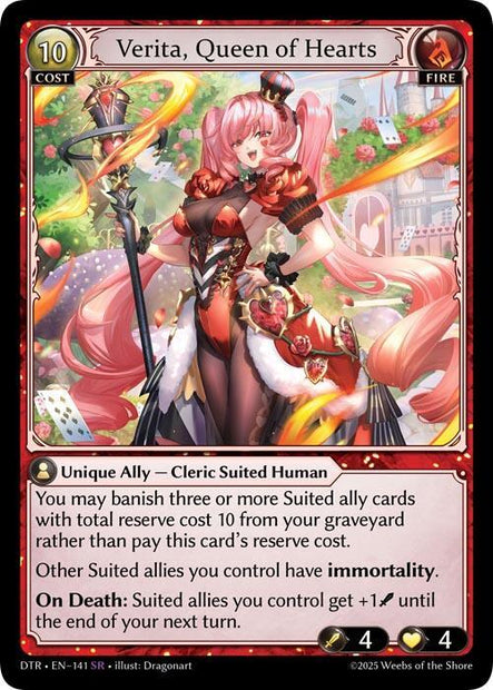 Verita, Queen of Hearts 141 (Distorted Reflections) 