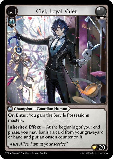Ciel, Loyal Valet 005 (Distorted Reflections) 