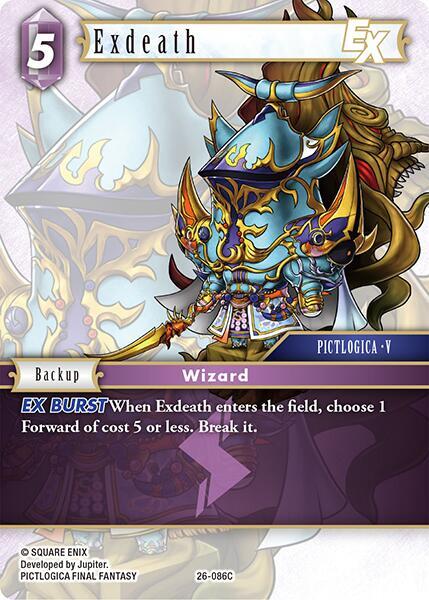 Exdeath EX 26-086C (Gunslinger in the Abyss)  - Foil