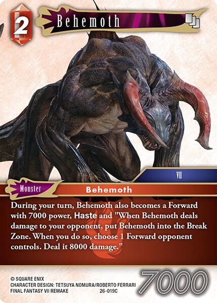 Behemoth 26-019C (Gunslinger in the Abyss)  - Foil