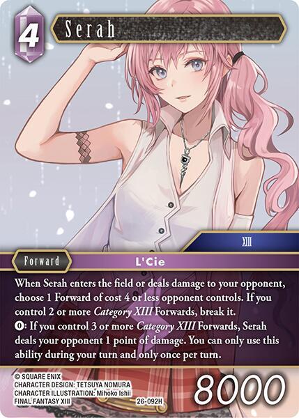 Serah 26-092H (Gunslinger in the Abyss)  - Foil