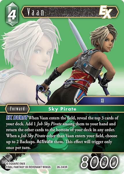 Vaan EX 26-043R (Gunslinger in the Abyss)  - Foil