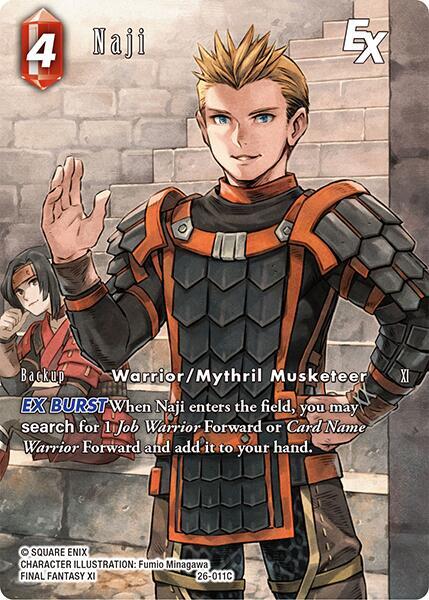 Naji EX Full Art 26-011C (Gunslinger in the Abyss)  - Foil