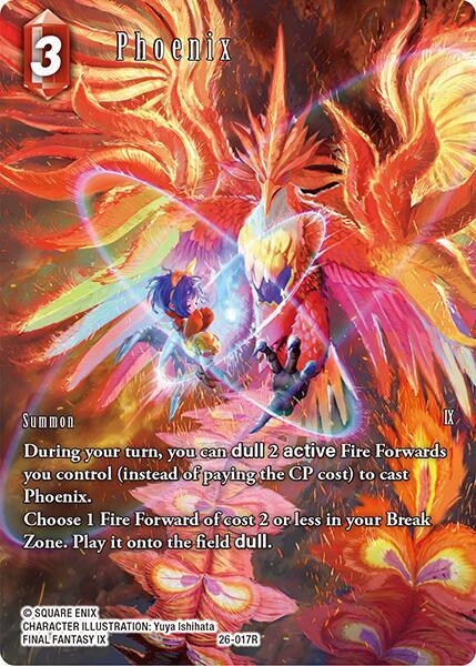 Phoenix Full Art 26-017R (Gunslinger in the Abyss)  - Foil