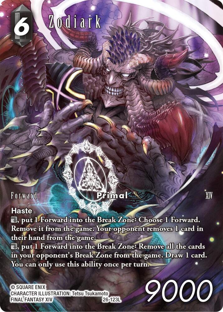 Zodiark Full Art 26-123L (Gunslinger in the Abyss)  - Foil