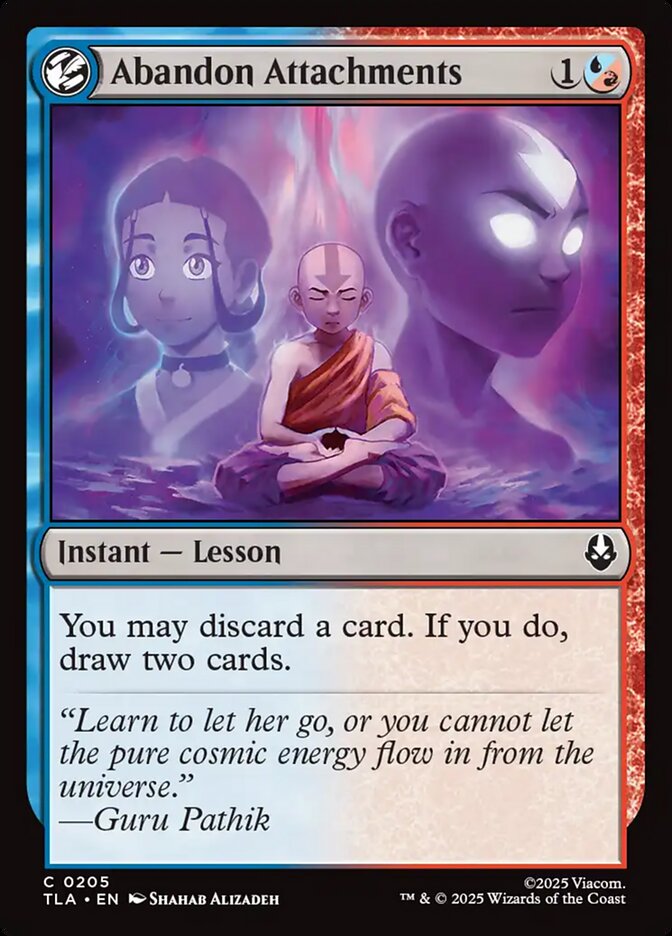 Abandon Attachments 205 (Avatar: The Last Airbender)  - Foil