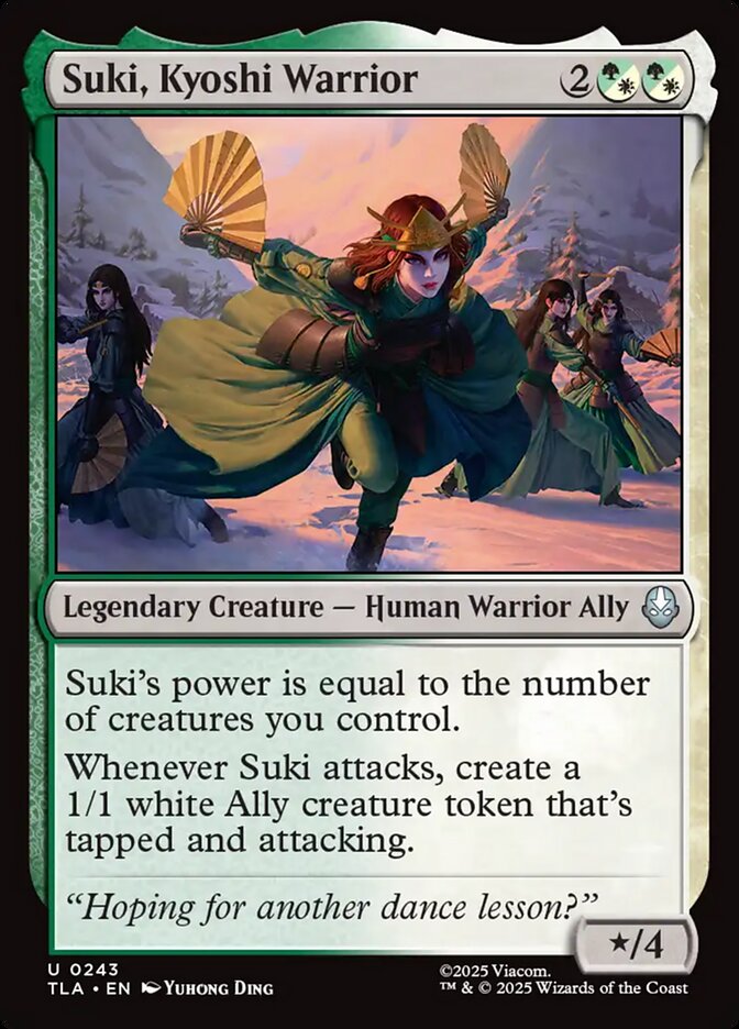 Suki, Kyoshi Warrior 243 (Avatar: The Last Airbender)  - Foil