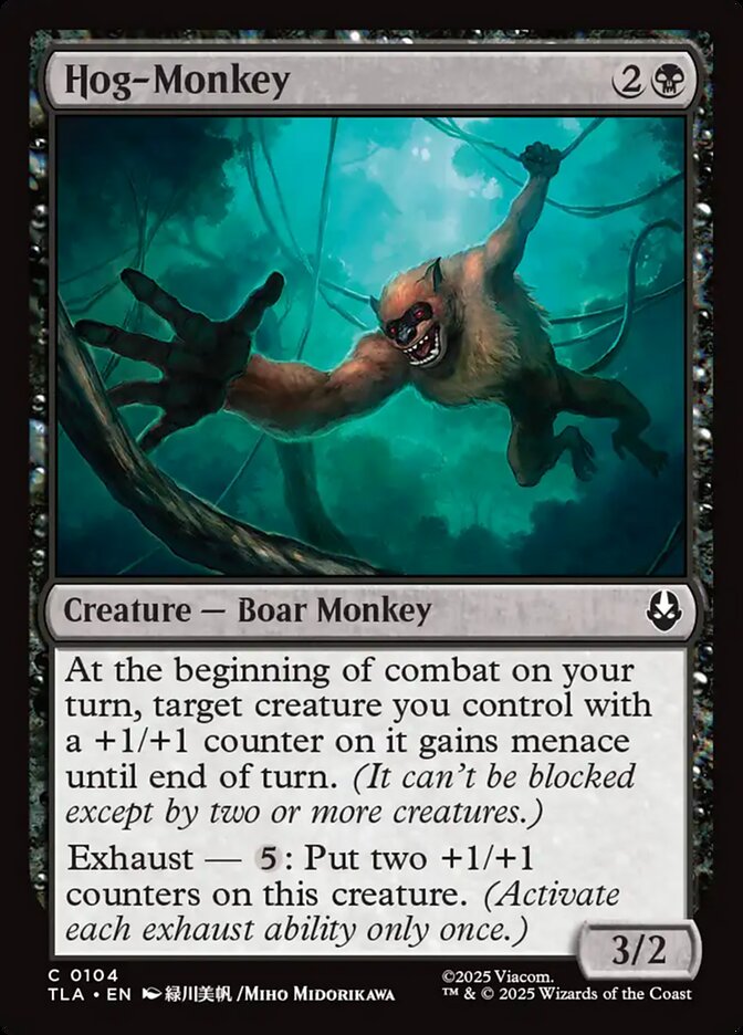 Hog-Monkey 104/286 (Avatar: The Last Airbender)  - Foil