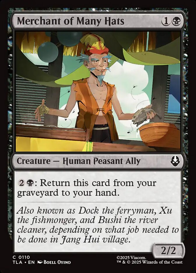Merchant of Many Hats 110 (Avatar: The Last Airbender)  - Foil