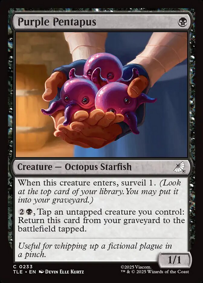 Purple Pentapus 233/317 (Avatar: The Last Airbender: Eternal-Legal)  - Foil