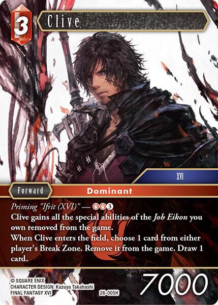 Clive 26-005H (Gunslinger in the Abyss) 