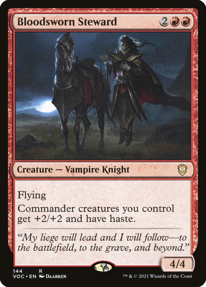 Bloodsworn Steward 144/38 (Commander: Innistrad: Crimson Vow) 