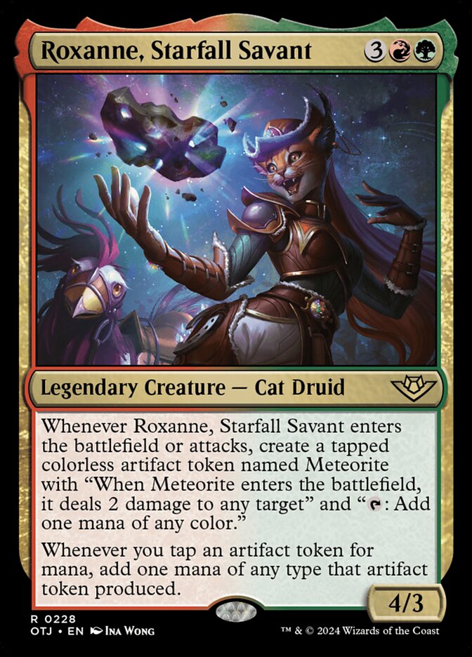 Roxanne Starfall Savant 228 (Outlaws of Thunder Junction)  - Foil