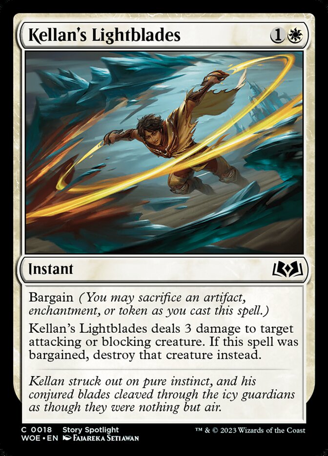 Kellan's Lightblades 18/276 (Wilds of Eldraine) 