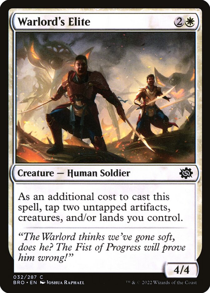 Warlord's Elite 32/287 (The Brothers' War) 