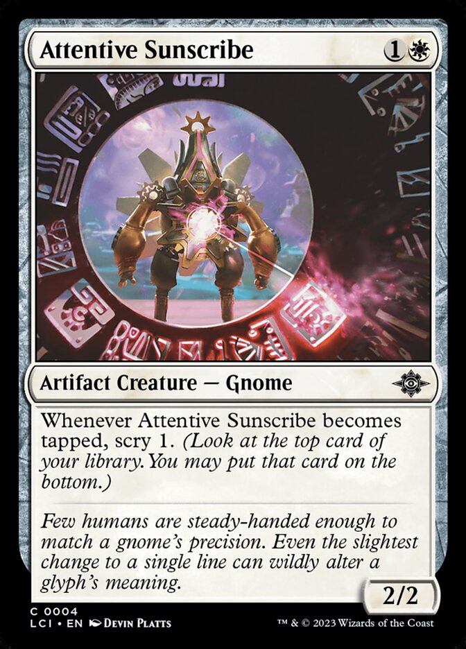 Attentive Sunscribe 4/291 (The Lost Caverns of Ixalan) 