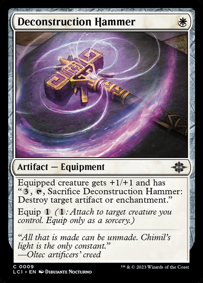 Deconstruction Hammer 9/291 (The Lost Caverns of Ixalan)  - Foil