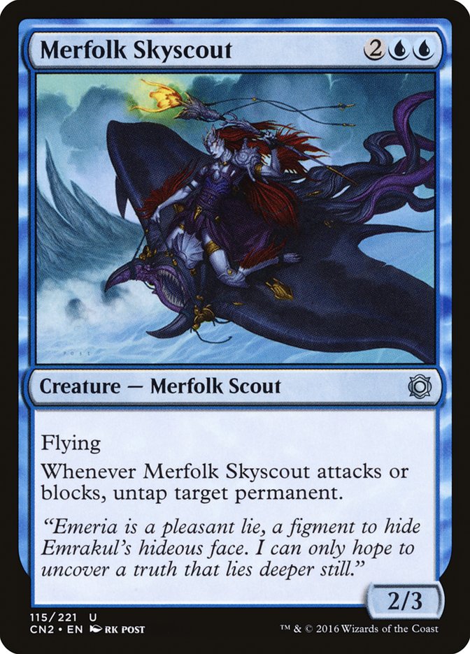 Merfolk Skyscout 115/221 (Conspiracy: Take the Crown) 