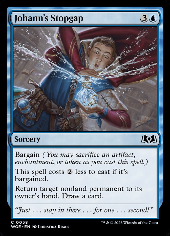 Johann's Stopgap 58/276 (Wilds of Eldraine)  - Foil
