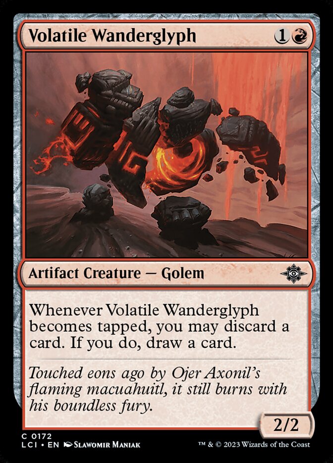 Volatile Wanderglyph 172/291 (The Lost Caverns of Ixalan)  - Foil