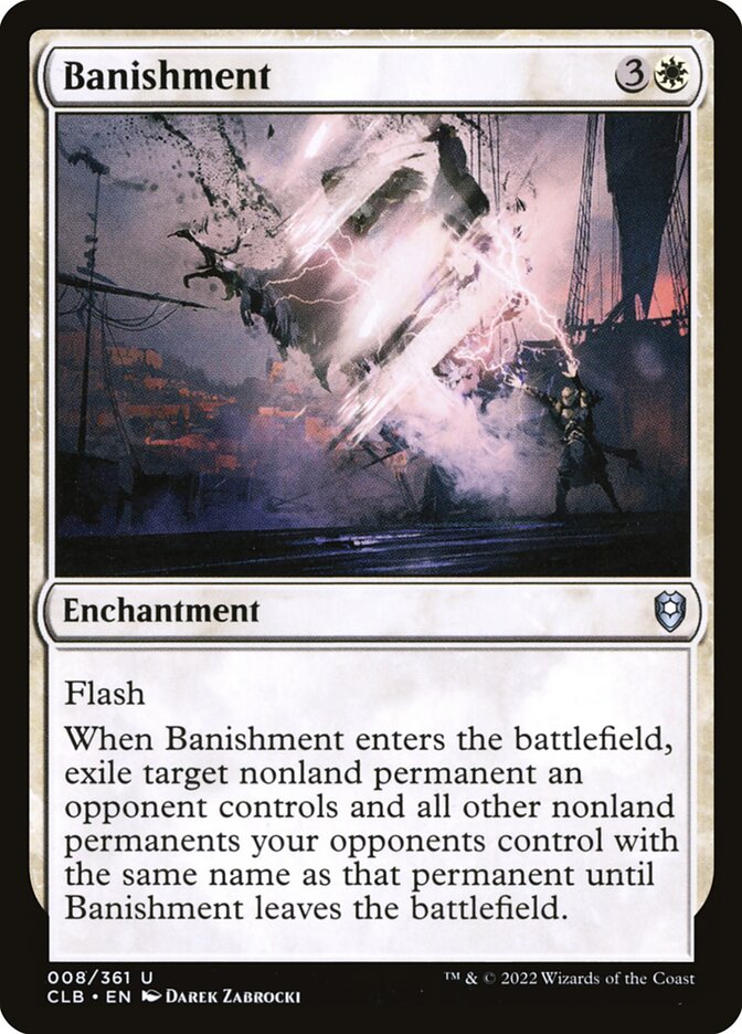 Banishment 8/361 (Commander Legends: Battle for Baldur's Gate) 