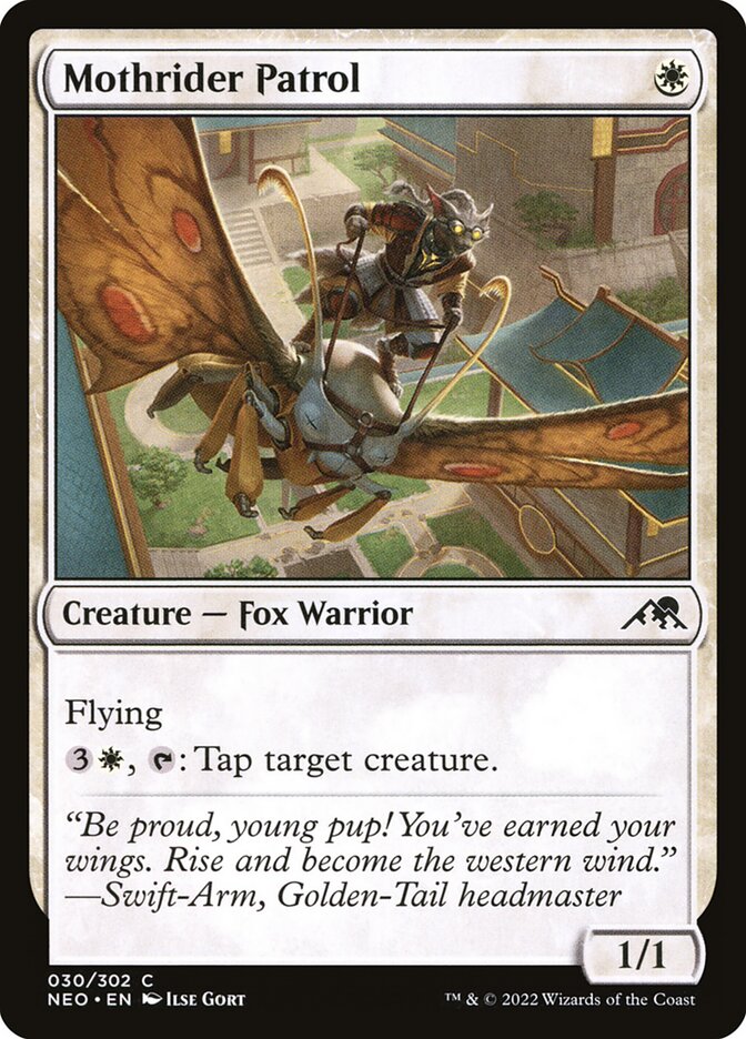 Mothrider Patrol 30/302 (Kamigawa: Neon Dynasty)  - Foil