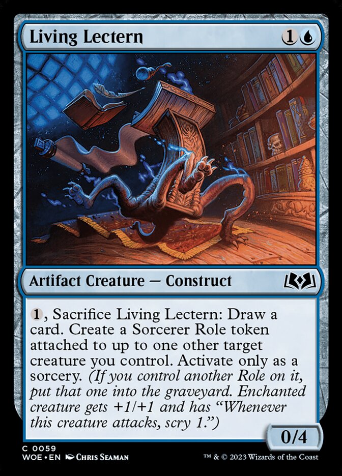 Living Lectern 59/276 (Wilds of Eldraine)  - Foil