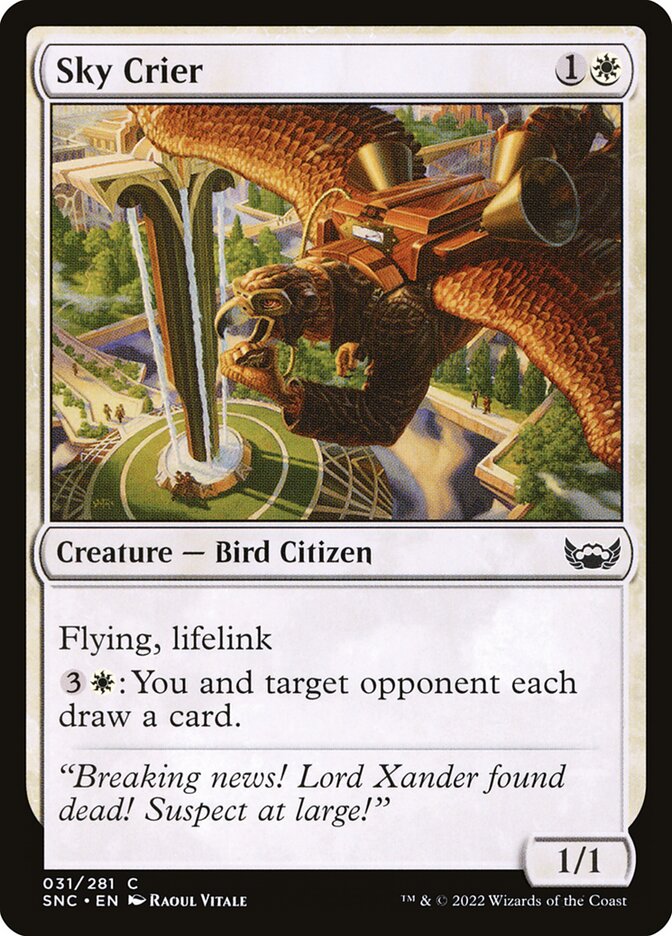Sky Crier 31/281 (Streets of New Capenna)  - Foil