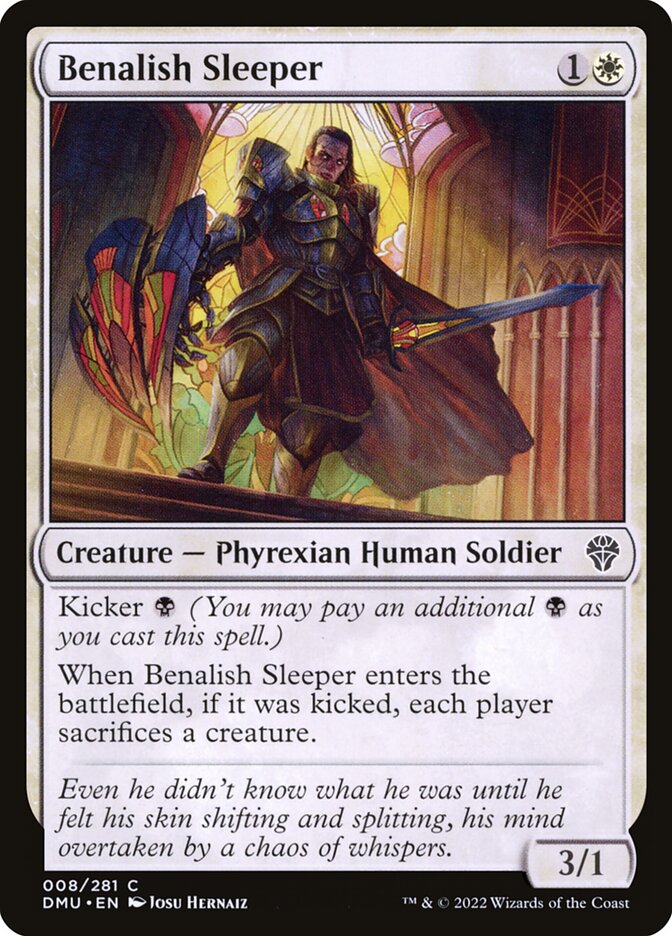 Benalish Sleeper 8/281 (Dominaria United)  - Foil
