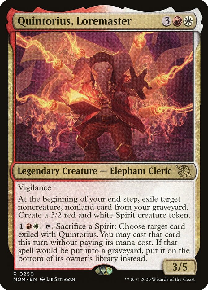 Quintorius, Loremaster 250 (March of the Machine) 