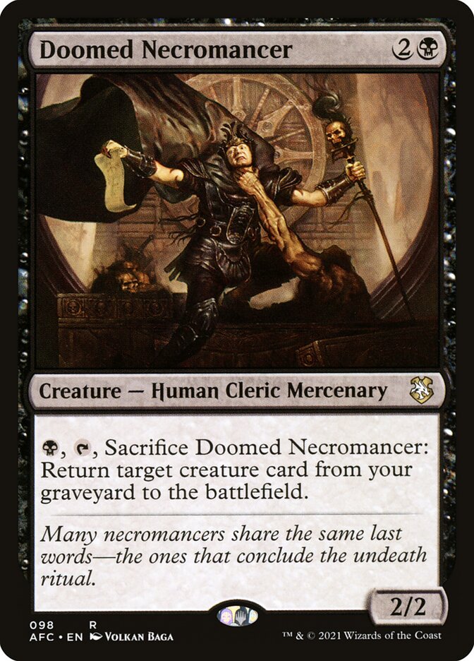 Doomed Necromancer 98 (Commander: Adventures in the Forgotten Realms) 
