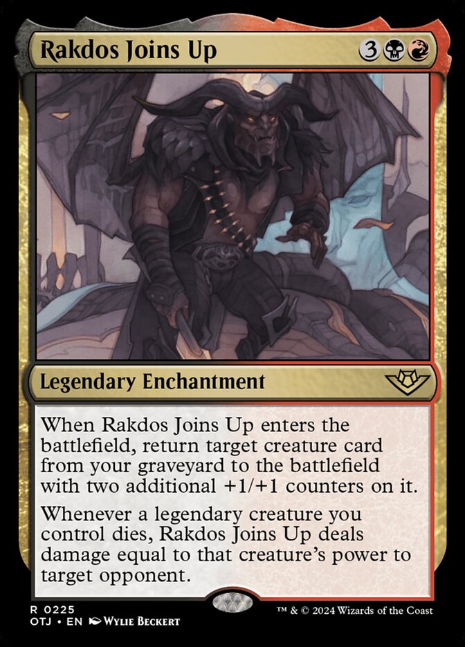 Rakdos Joins Up 225 (Outlaws of Thunder Junction)  - Foil
