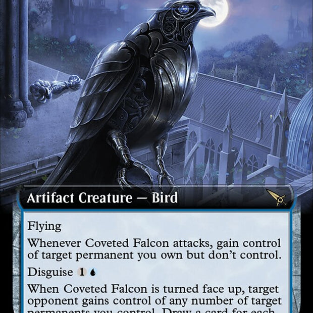 Coveted Falcon 393/286 (Murders at Karlov Manor)  - Extended Art