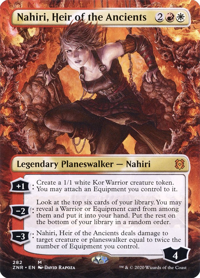 Nahiri, Heir of the Ancients 282/280 (Zendikar Rising)  - Borderless