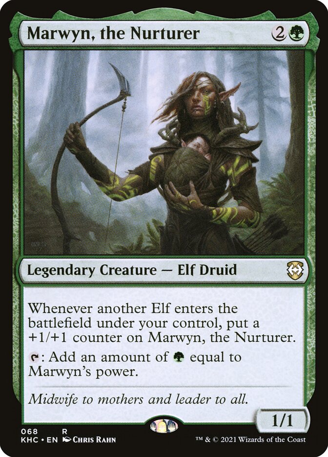 Marwyn, the Nurturer 68/1 (Commander: Kaldheim) 
