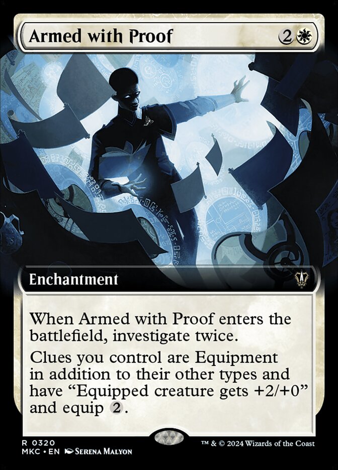Armed with Proof 320/311 (Commander: Murders at Karlov Manor)  - Extended Art