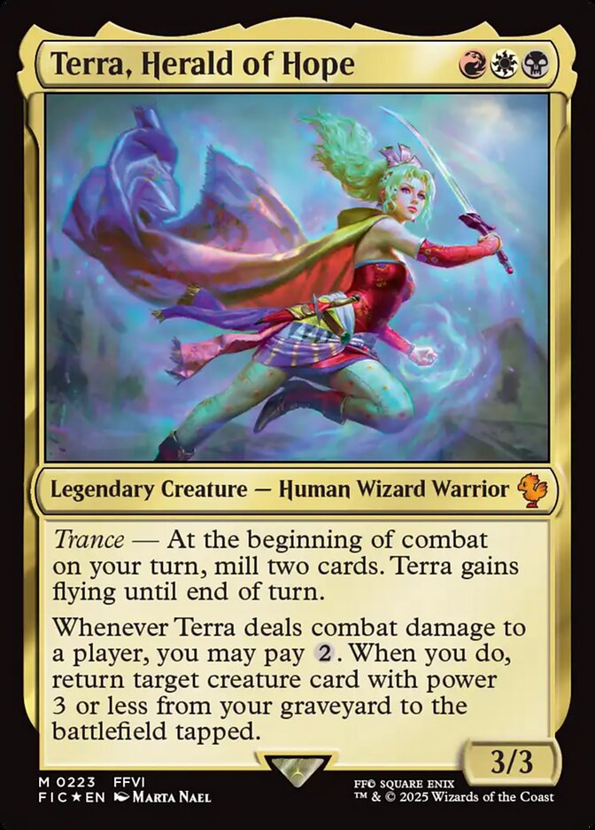 Terra, Herald of Hope 223 (Commander: FINAL FANTASY)  - Foil