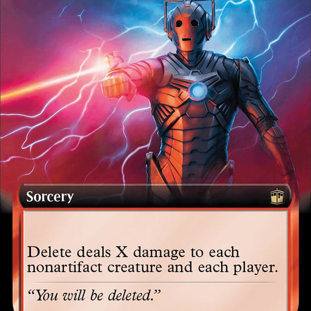 Delete 381/331 (Universes Beyond: Doctor Who)  - Extended Art Foil