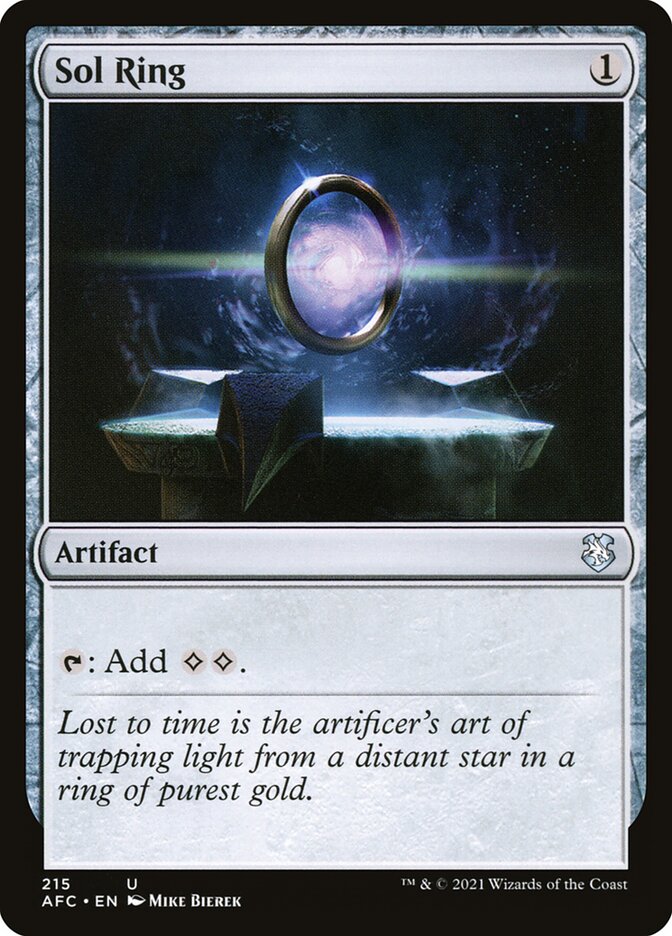 Sol Ring 215/62 (Commander: Adventures in the Forgotten Realms) 