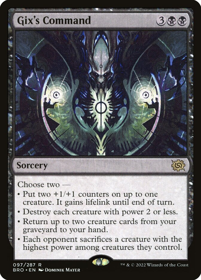 Gix's Command 97 (The Brothers' War)  - Foil